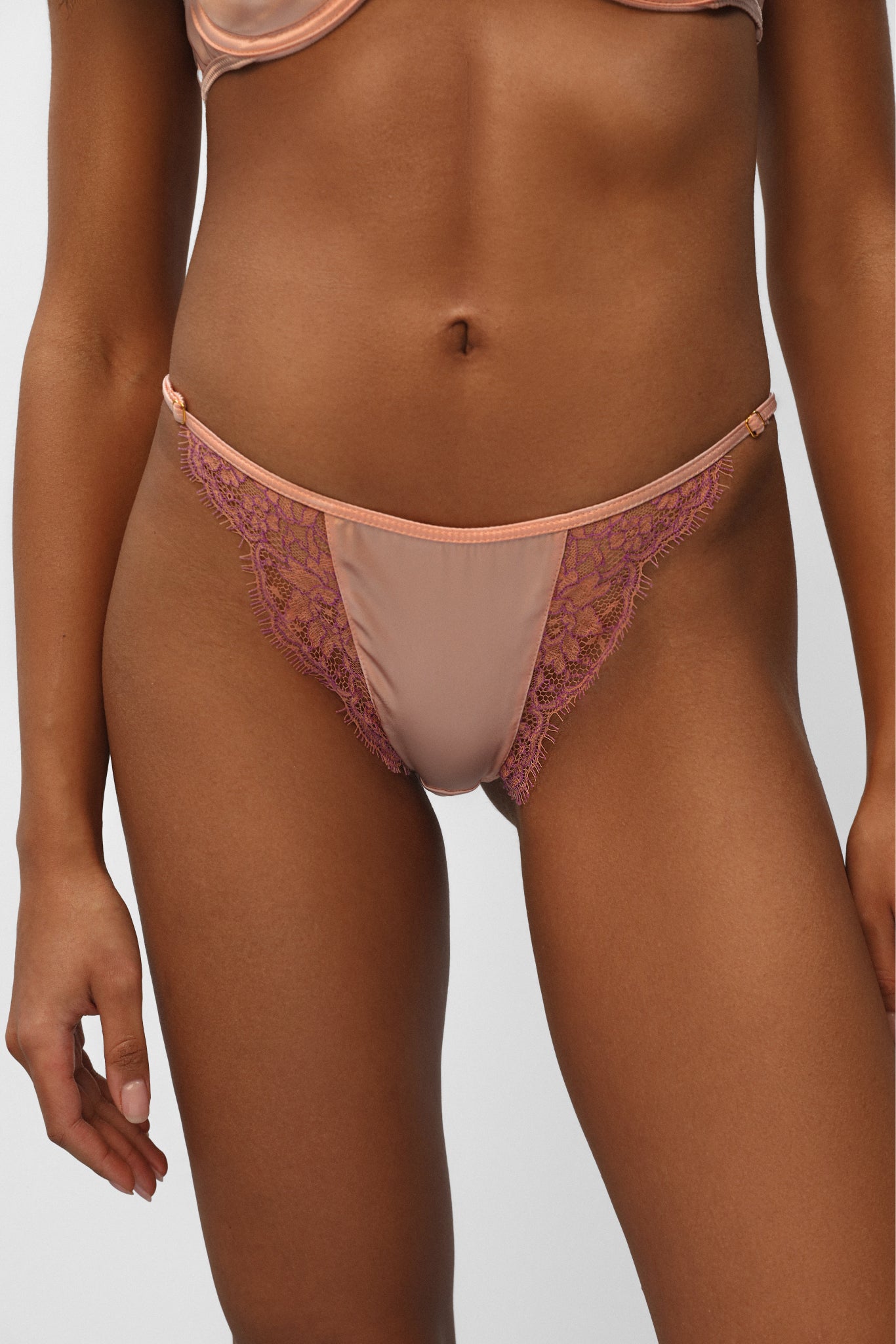 Passion Silk and Lace Tanga in Peach-Orange PeachPeach Passion Silk and Lace Tanga in Peach-Orange PeachPeach