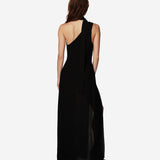 Rêve dress in Black crepe viscose