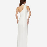 Rêve dress in White crepe viscose